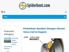 'spiderbeat.com' screenshot