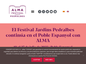 'festivalpedralbes.com' screenshot