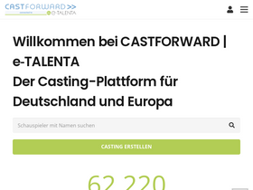 'castforward.de' screenshot