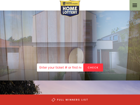 'rmhhomelottery.com.au' screenshot