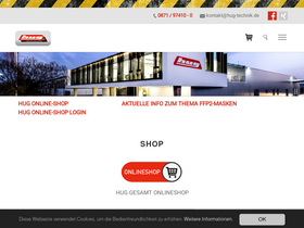 'hug-technik.com' screenshot