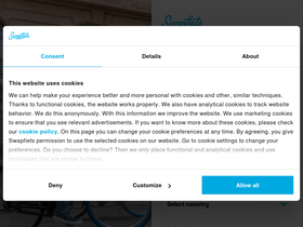 'swapfiets.com' screenshot