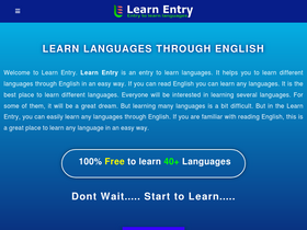 'learnentry.com' screenshot