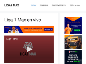 'liga1maxonline.pe' screenshot