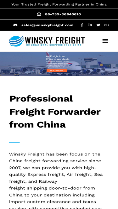 winskyfreight.com
