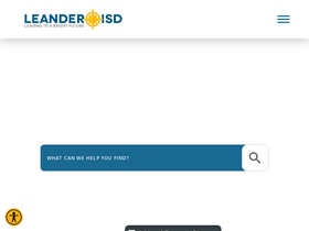 'leanderisd.org' screenshot