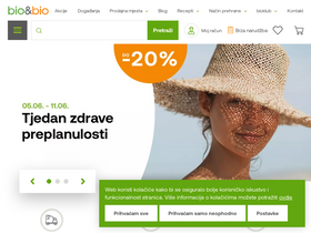 'biobio.hr' screenshot
