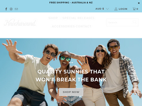 Knockaround homepage screenshot