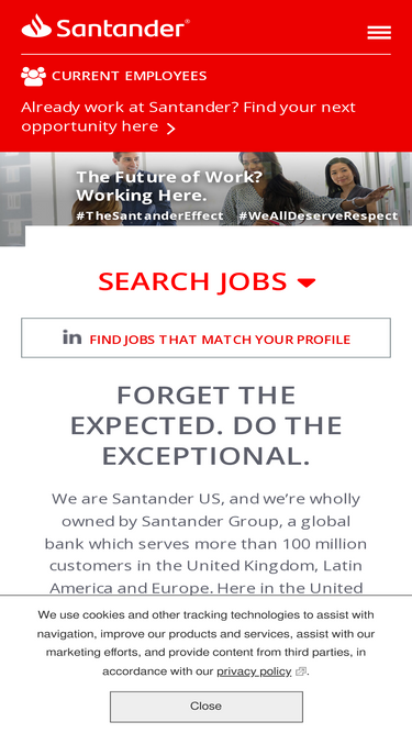 santandercareers.com