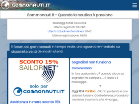 'gommonauti.it' screenshot