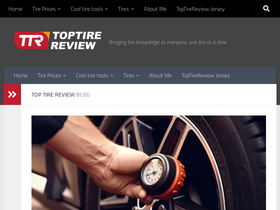 'toptirereview.com' screenshot