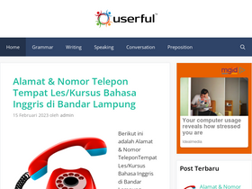 'ruangbahasainggris.com' screenshot