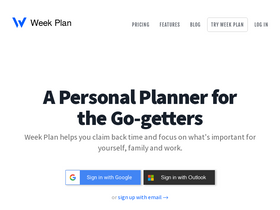 'weekplan.net' screenshot
