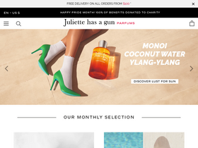 'juliettehasagun.com' screenshot