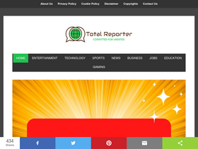 'totalreporter.com' screenshot