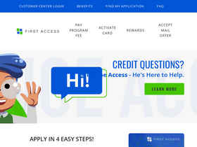 'firstaccesscard.com' screenshot