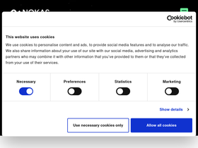 'nokas.com' screenshot