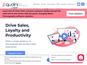 'qudini.com' screenshot