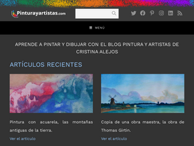 'pinturayartistas.com' screenshot
