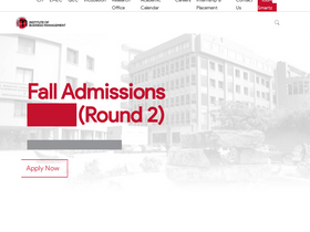 'iobm.edu.pk' screenshot