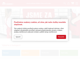 'unihobby.cz' screenshot