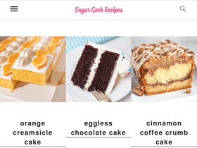 'sugargeekshow.com' screenshot