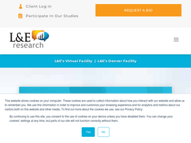 'leresearch.com' screenshot