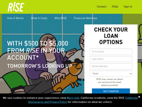 'risecredit.com' screenshot