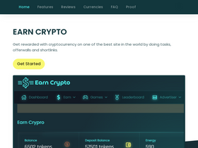 'earncrypto.co.in' screenshot
