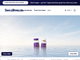 seradream.com homepage screenshot