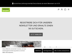 Dorado Superfoods homepage screenshot