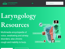 'laryngopedia.com' screenshot