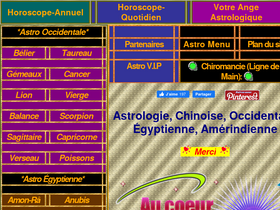 'aucoeurdelastrologie.com' screenshot