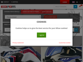 'oem-bike-parts.com' screenshot