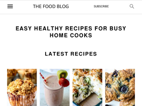 'thefoodblog.net' screenshot