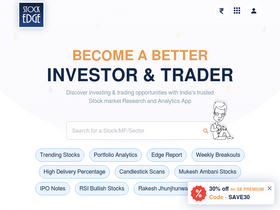 'stockedge.com' screenshot