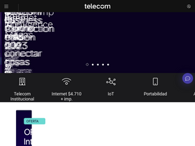 'hogares.telecom.com.ar' screenshot