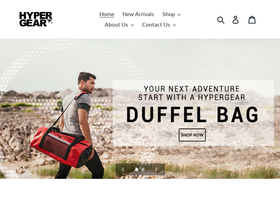 hypergear.com.au homepage screenshot