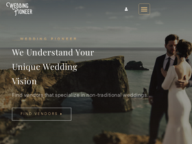 'weddingpioneer.com' screenshot