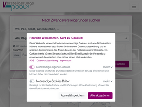 'versteigerungspool.de' screenshot