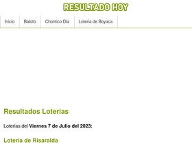 'resultadohoy.com' screenshot