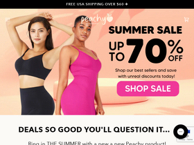 trypeachyshapewear.com