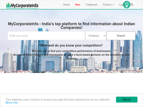 'mycorporateinfo.com' screenshot