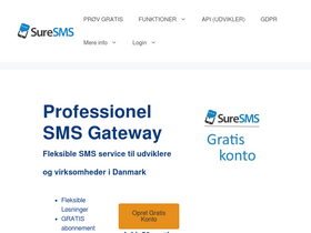 'suresms.com' screenshot