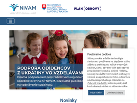 'nivam.sk' screenshot