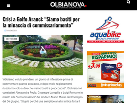 'olbianova.it' screenshot