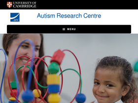 'autismresearchcentre.com' screenshot