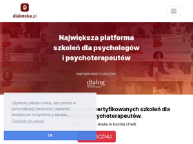 'dialoteka.pl' screenshot