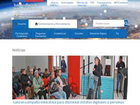 'subtel.gob.cl' screenshot