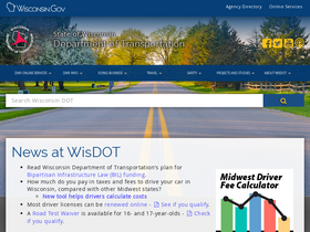 'wisconsindot.gov' screenshot